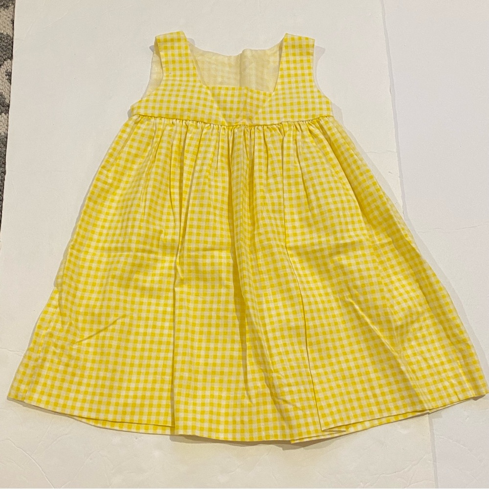 4/$20 Yellow gingham sundress 2T xox